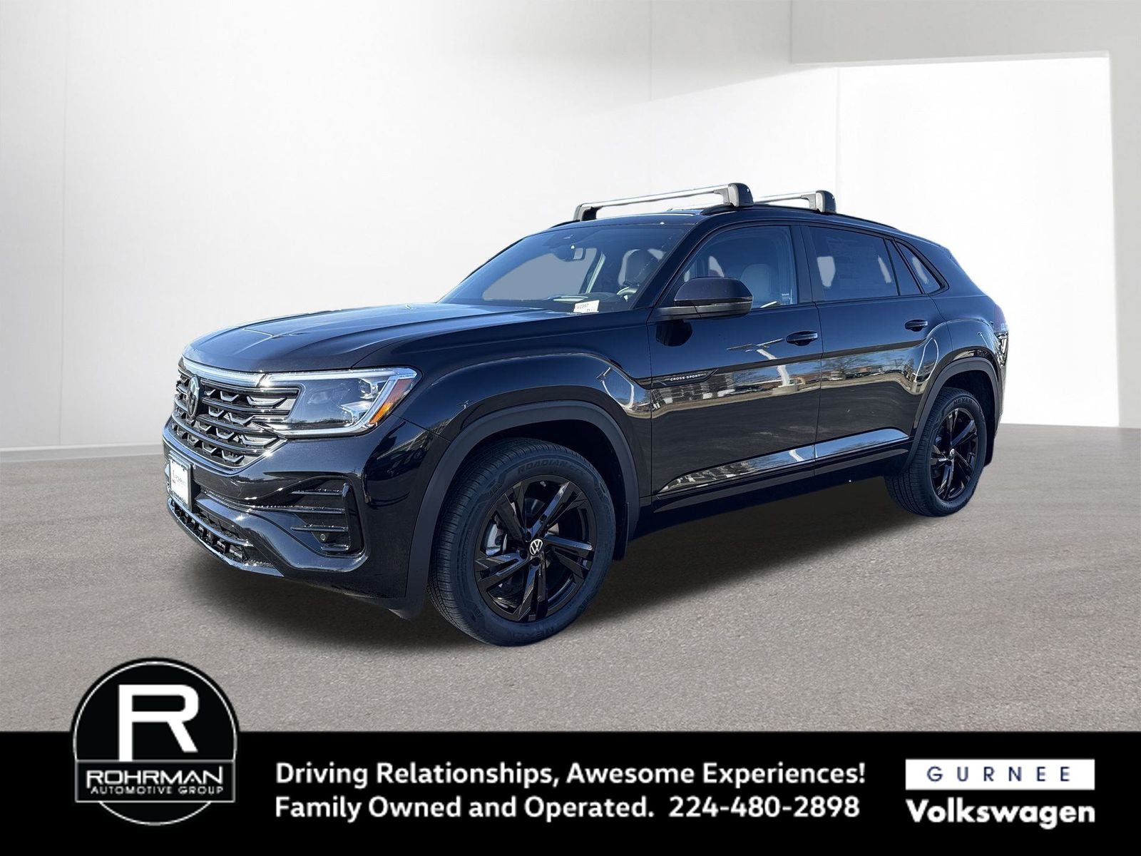 2026 Volkswagen Atlas Cross Sport 2.0T SEL R-Line Black