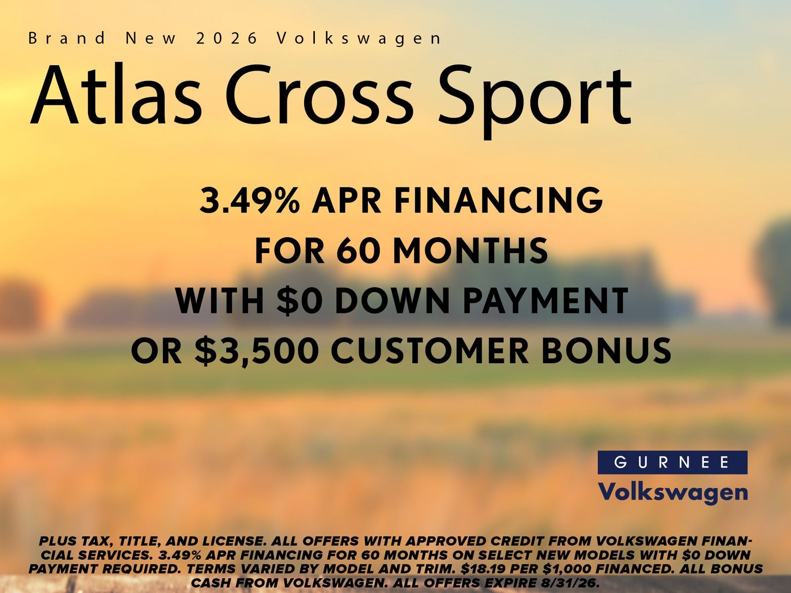 2026 Volkswagen Atlas Cross Sport 2.0T SEL Premium R-Line