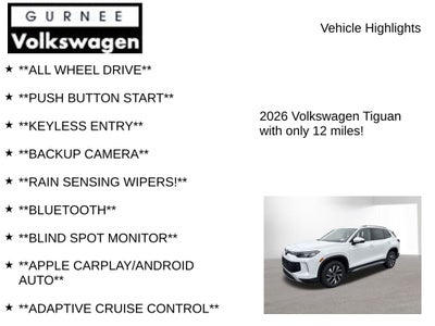 2026 Volkswagen Tiguan 2.0T S