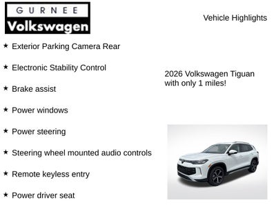 2026 Volkswagen Tiguan 2.0T SE