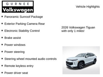 2026 Volkswagen Tiguan 2.0T SE