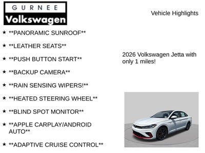 2026 Volkswagen Jetta GLI 2.0T Autobahn