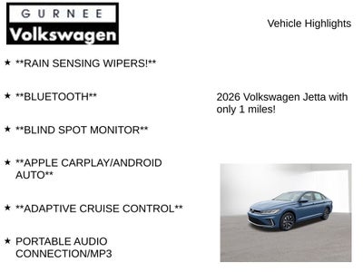 2026 Volkswagen Jetta 1.5T S