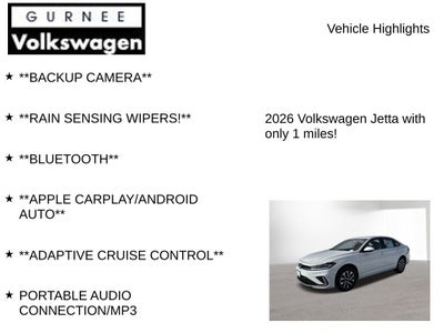 2026 Volkswagen Jetta 1.5T S