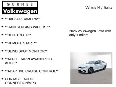 2026 Volkswagen Jetta 1.5T Sport