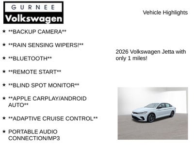 2026 Volkswagen Jetta 1.5T Sport
