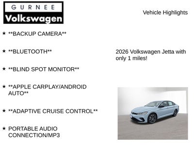 2026 Volkswagen Jetta 1.5T Sport