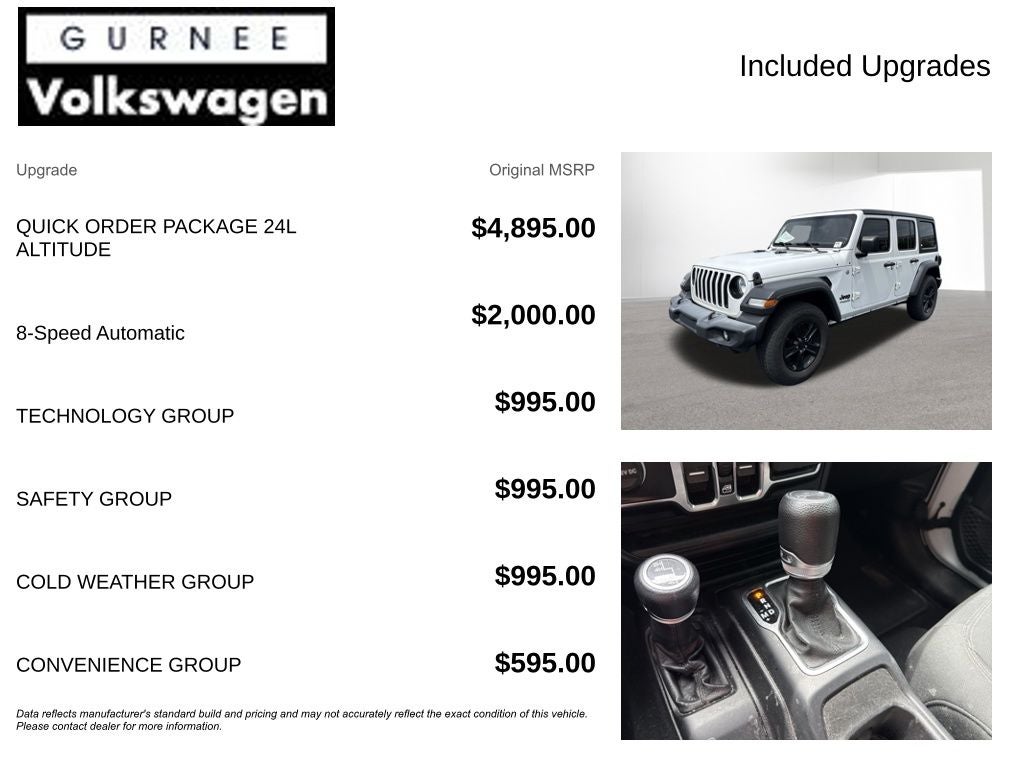 2019 Jeep Wrangler Unlimited Sport Altitude