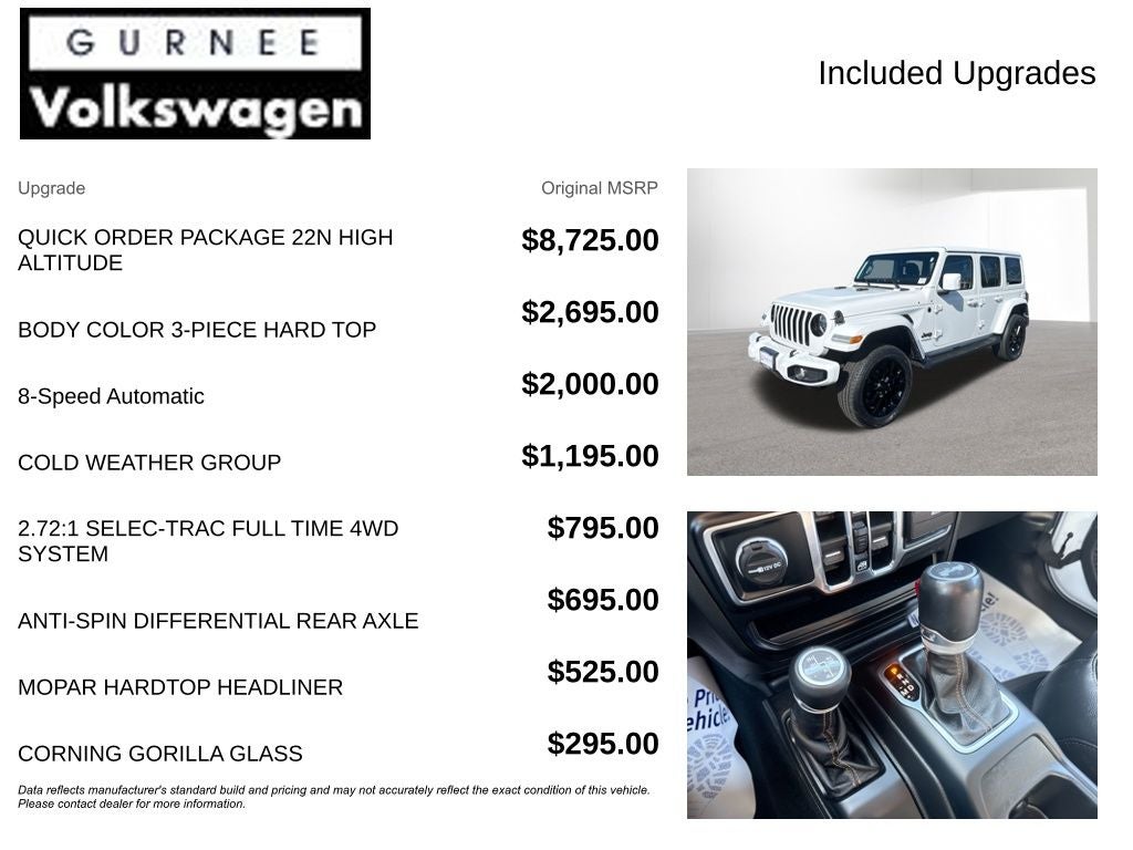 2022 Jeep Wrangler Unlimited Sahara High Altitude
