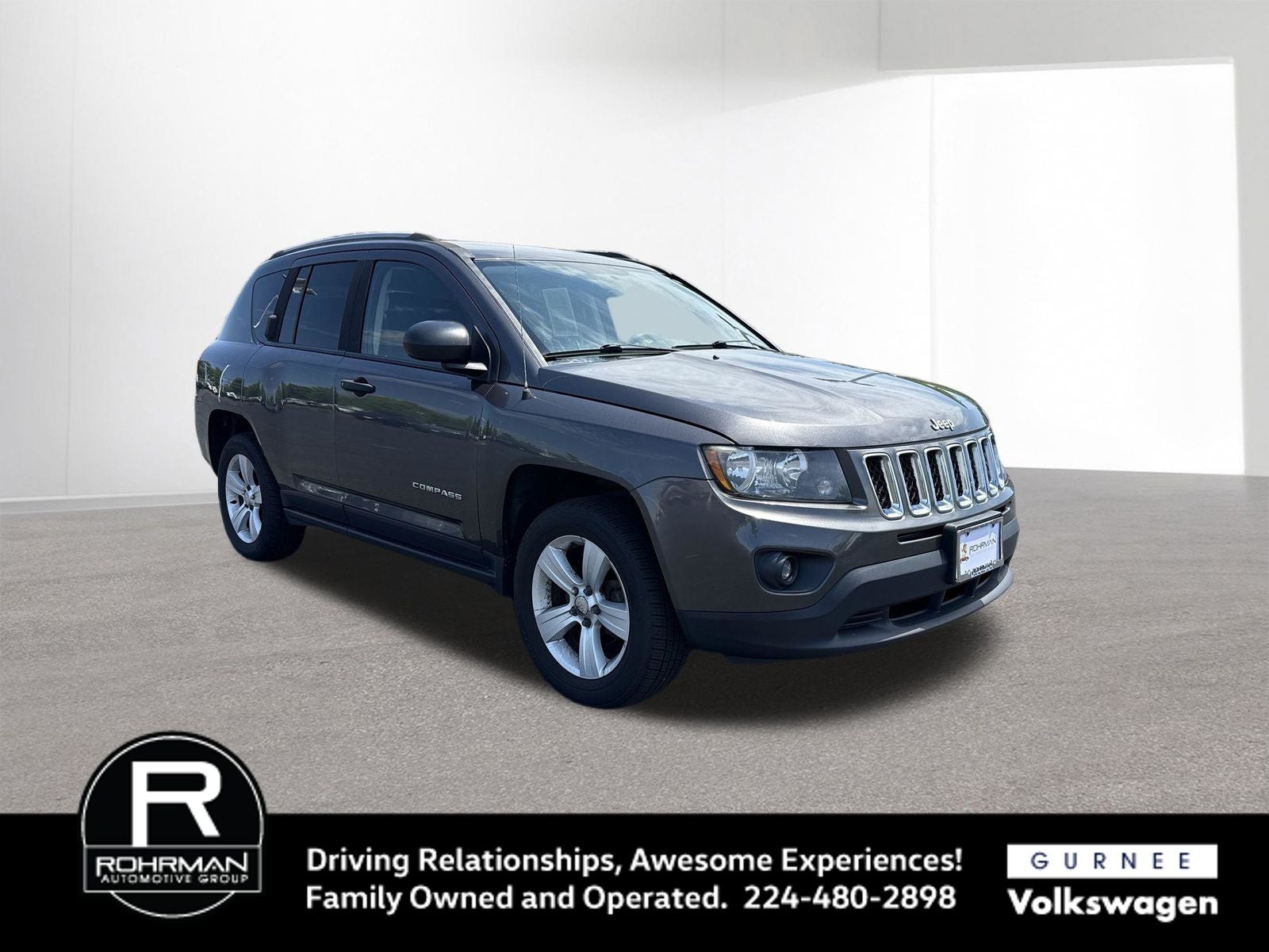 Used 2016 Jeep Compass Sport with VIN 1C4NJDBB3GD683310 for sale in Gurnee, IL