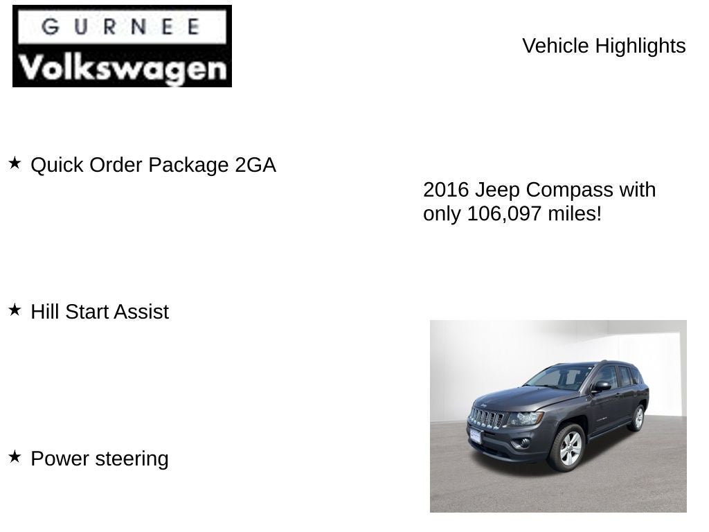 2016 Jeep Compass Sport