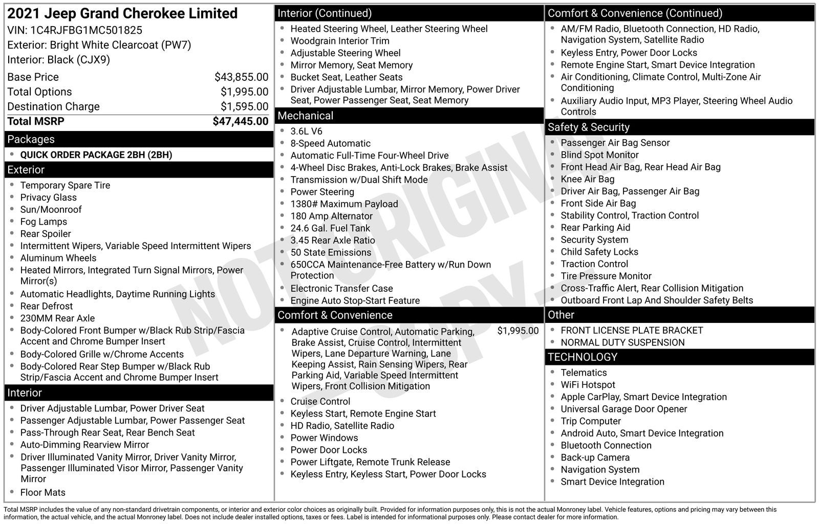 2021 Jeep Grand Cherokee Limited