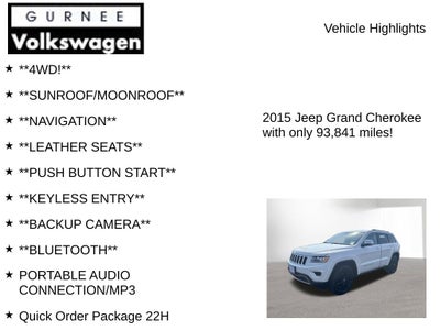 2015 Jeep Grand Cherokee Limited