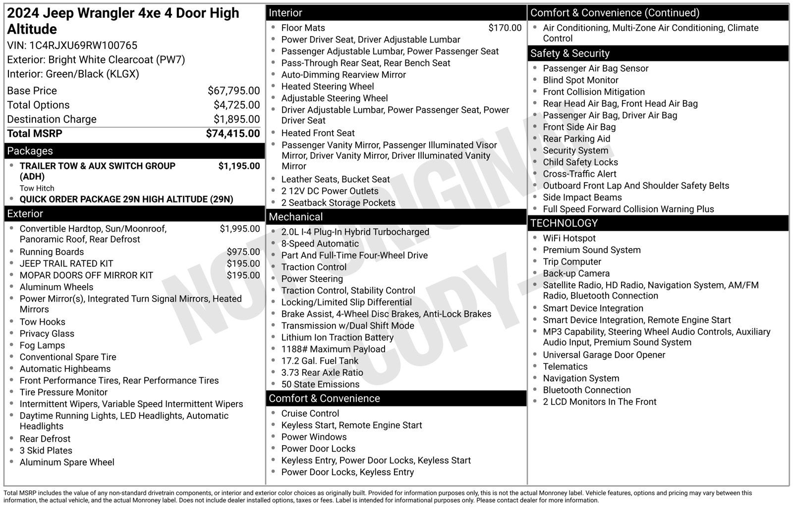2024 Jeep Wrangler High Altitude 4xe