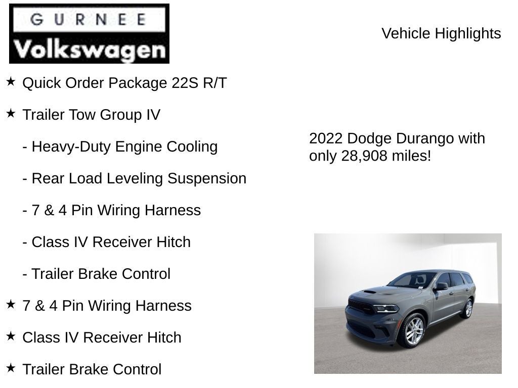 2022 Dodge Durango R/T