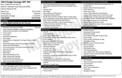2023 Dodge Durango SRT 392