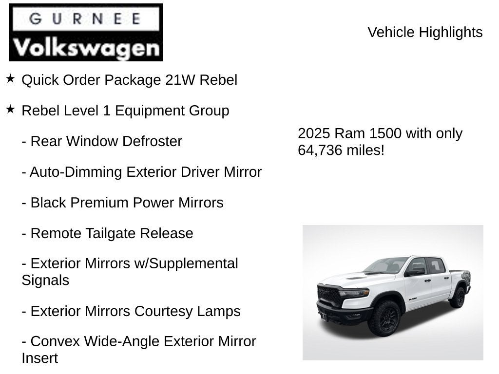 2025 RAM 1500 Rebel