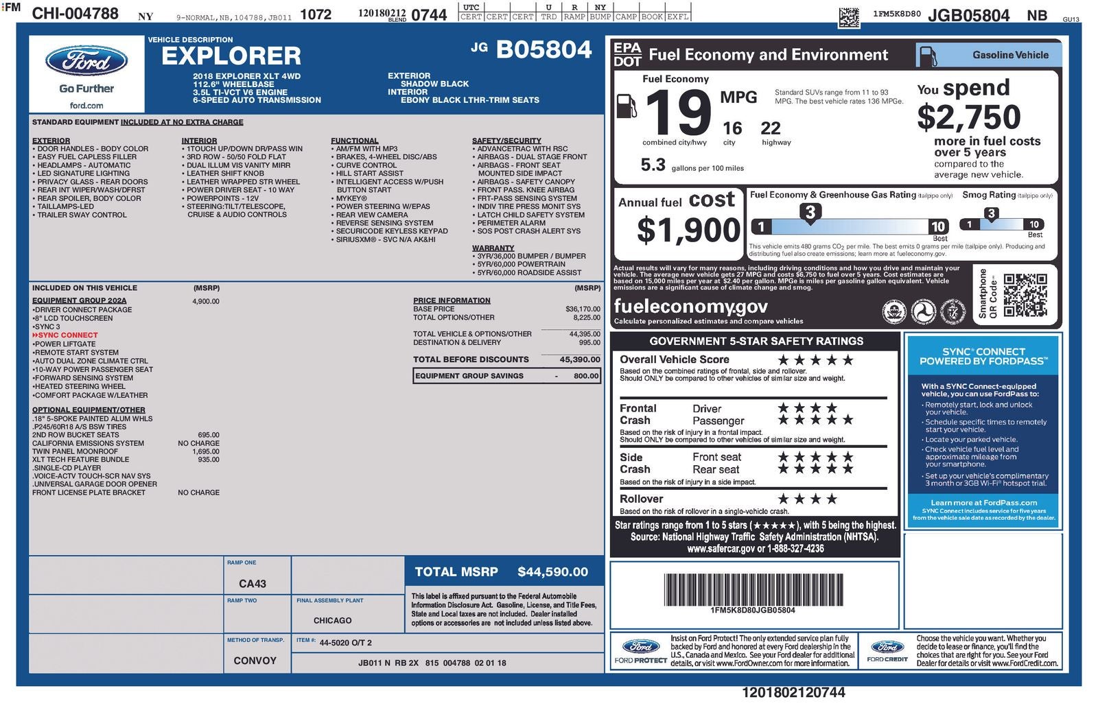 2018 Ford Explorer XLT 4WD's photo