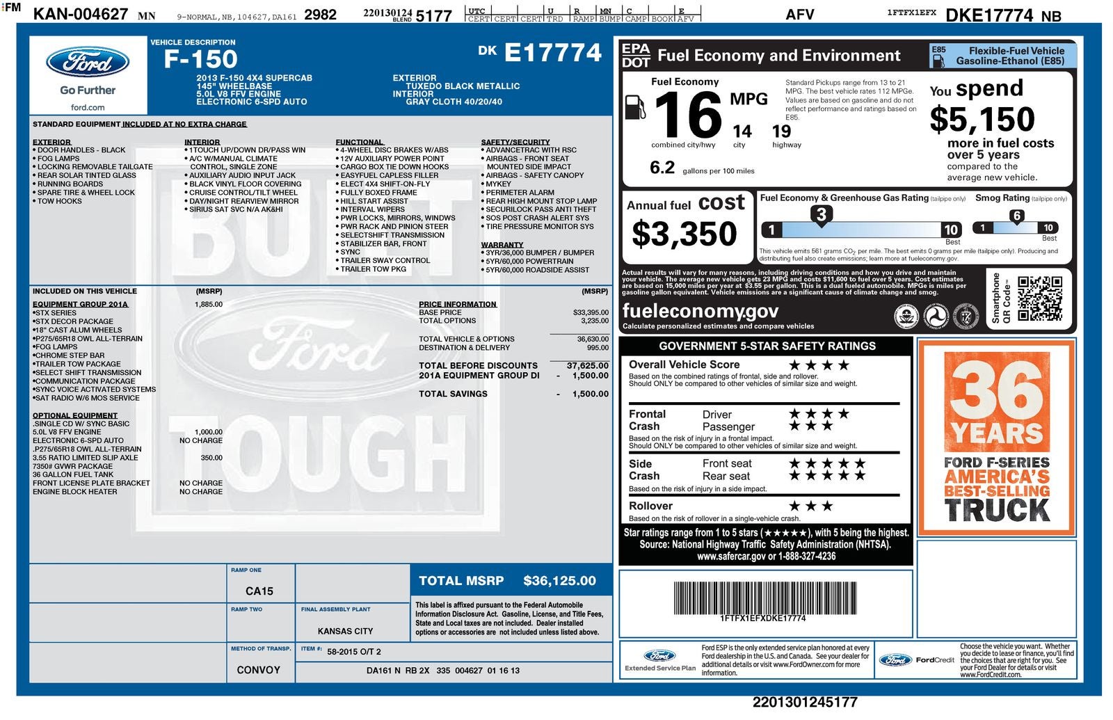 2013 Ford F-150 STX