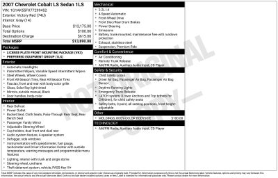 2007 Chevrolet Cobalt LS