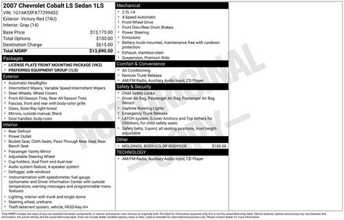 2007 Chevrolet Cobalt LS