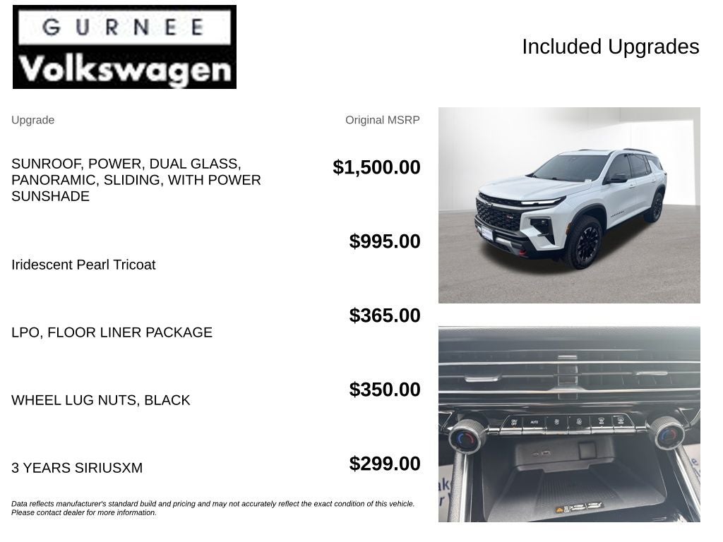 2025 Chevrolet Traverse Z71