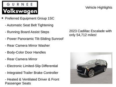 2023 Cadillac Escalade Sport