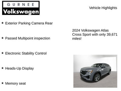 2024 Volkswagen Atlas Cross Sport 2.0T SEL R-Line