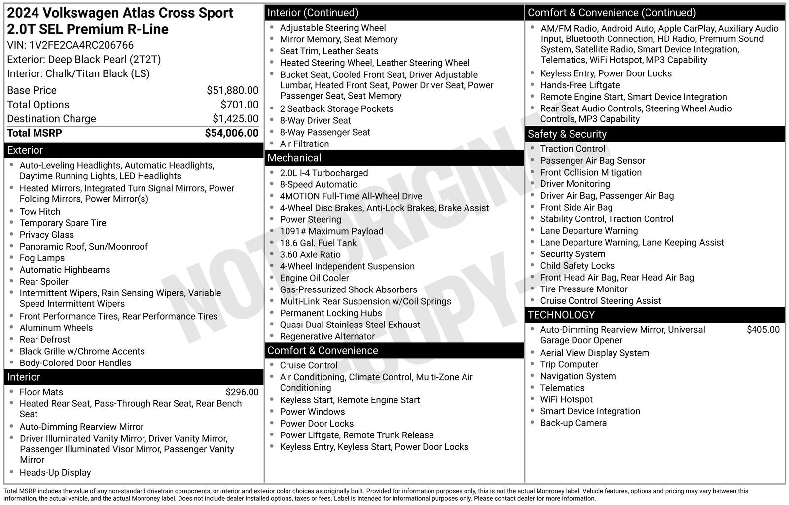 2024 Volkswagen Atlas Cross Sport 2.0T SEL Premium R-Line