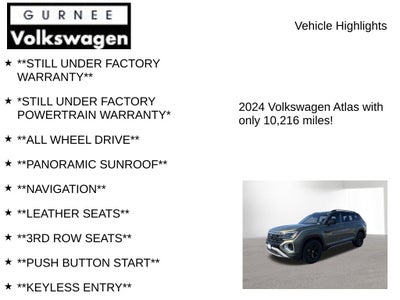 2024 Volkswagen Atlas 2.0T Peak Edition SEL