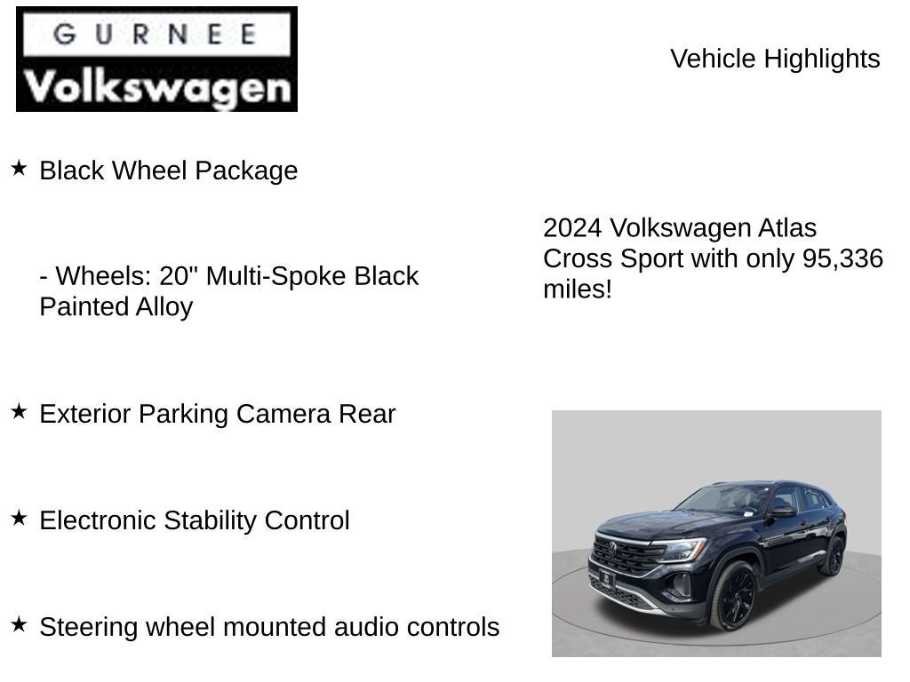 2024 Volkswagen Atlas Cross Sport 2.0T SE w/Technology