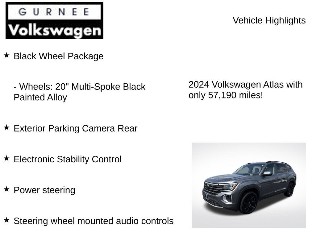 2024 Volkswagen Atlas 2.0T SE w/Technology
