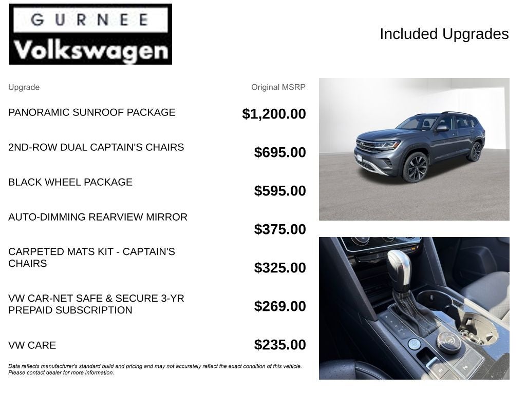 2022 Volkswagen Atlas 2.0T SE w/Technology