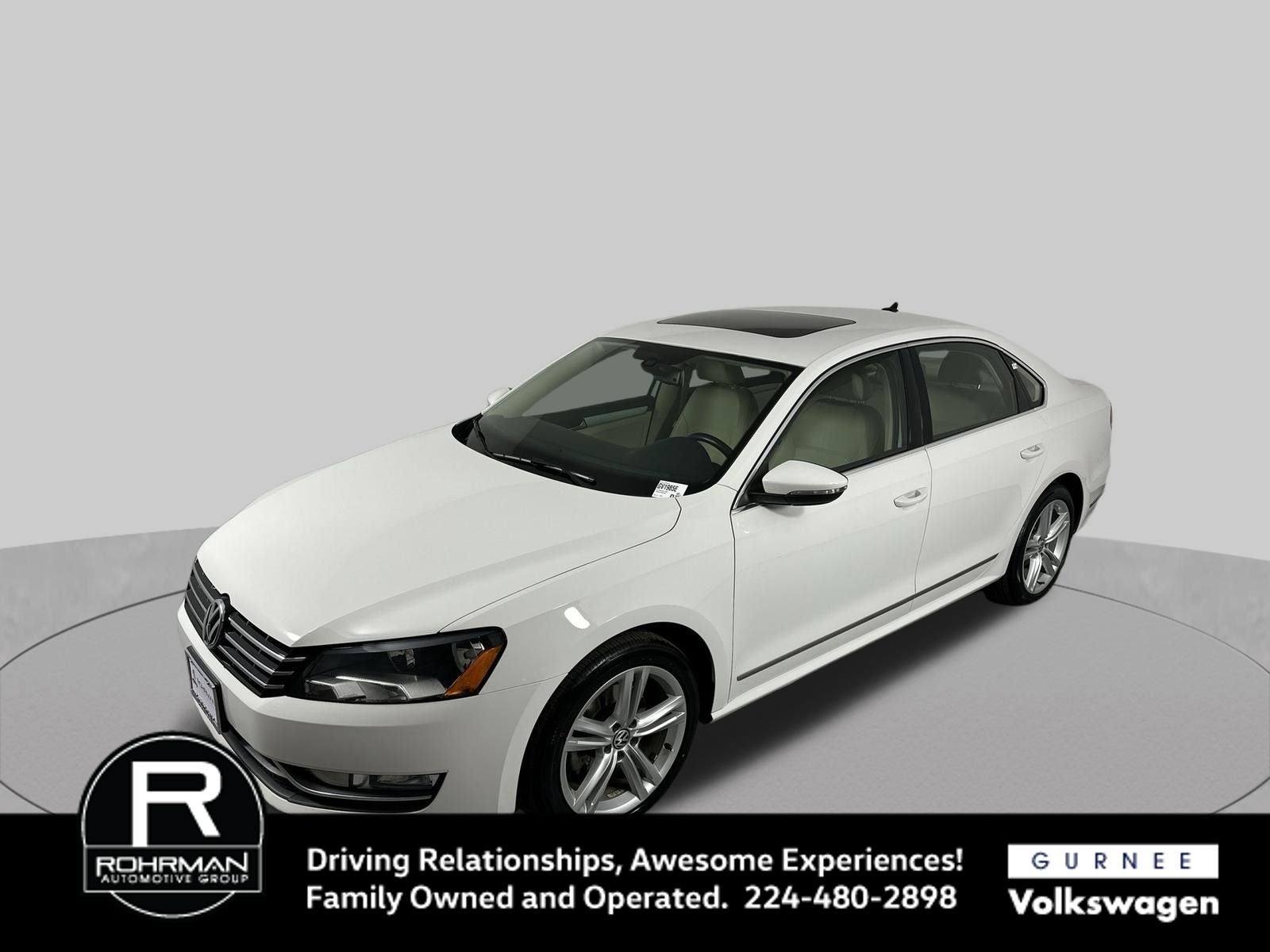 2012 Volkswagen Passat TDI SE w/Sunroof/Nav