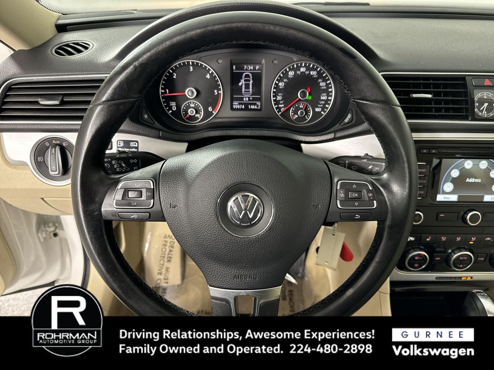 2012 Volkswagen Passat TDI SE w/Sunroof/Nav