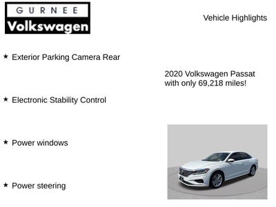 2020 Volkswagen Passat 2.0T SE