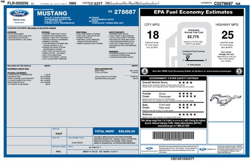 2012 Ford Mustang GT Premium