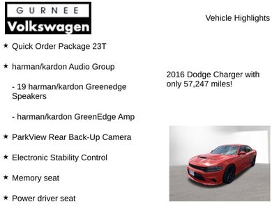2016 Dodge Charger SRT Hellcat
