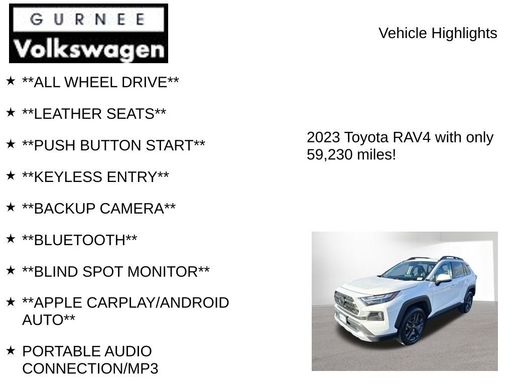 2023 Toyota RAV4 Adventure