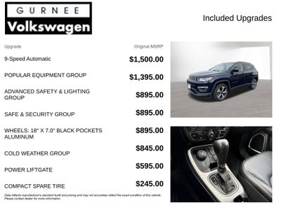 2018 Jeep Compass Latitude Popular Equipment Package