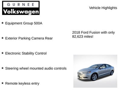 2018 Ford Fusion Hybrid S