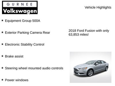 2018 Ford Fusion Hybrid S