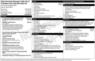 2022 Chevrolet Silverado 1500 LTD LT Trail Boss
