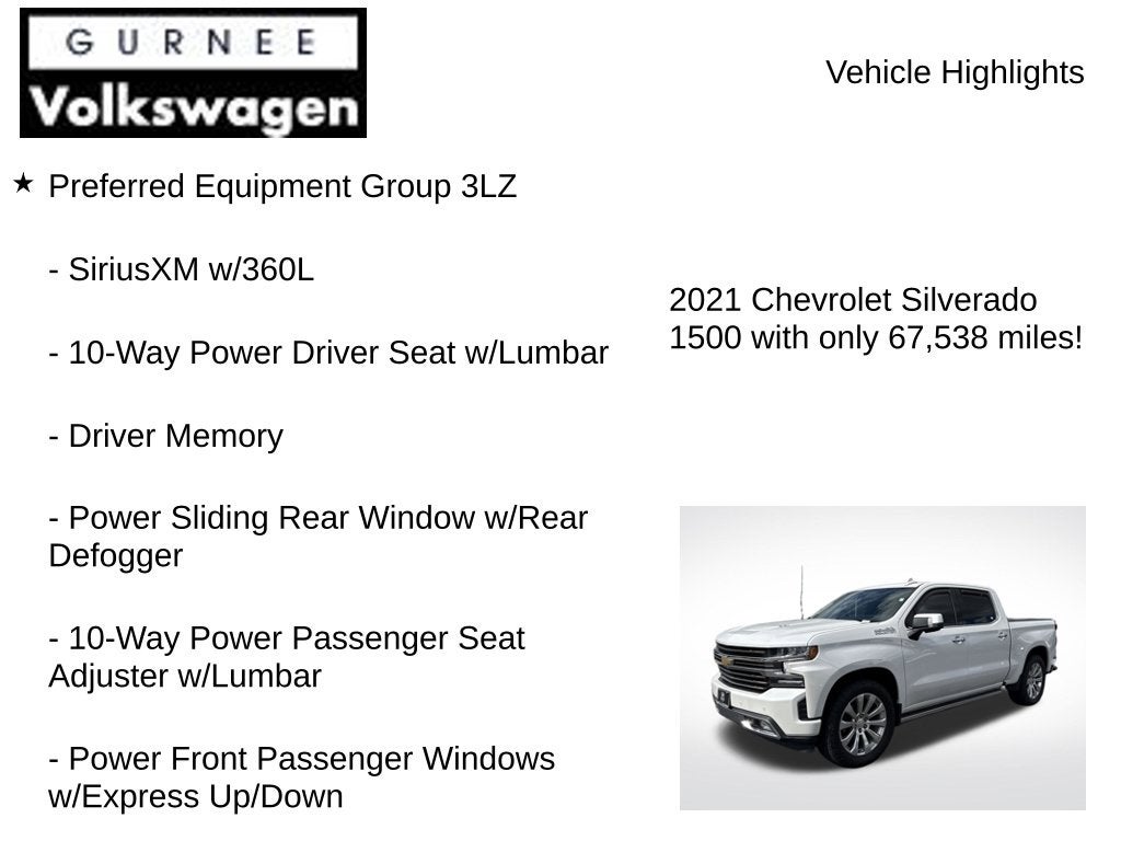 2021 Chevrolet Silverado 1500 High Country