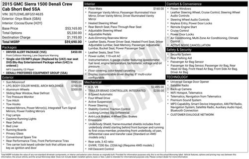 2015 GMC Sierra 1500 Denali