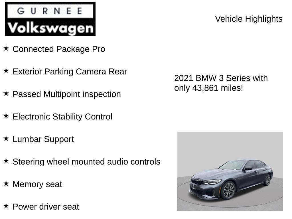2021 BMW 3 Series M340i xDrive