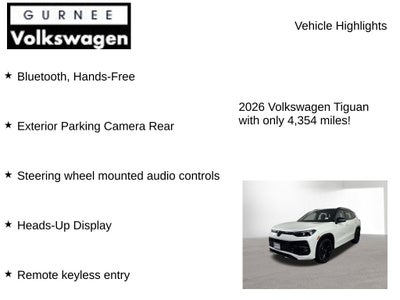 2026 Volkswagen Tiguan 2.0T SE R-Line Black