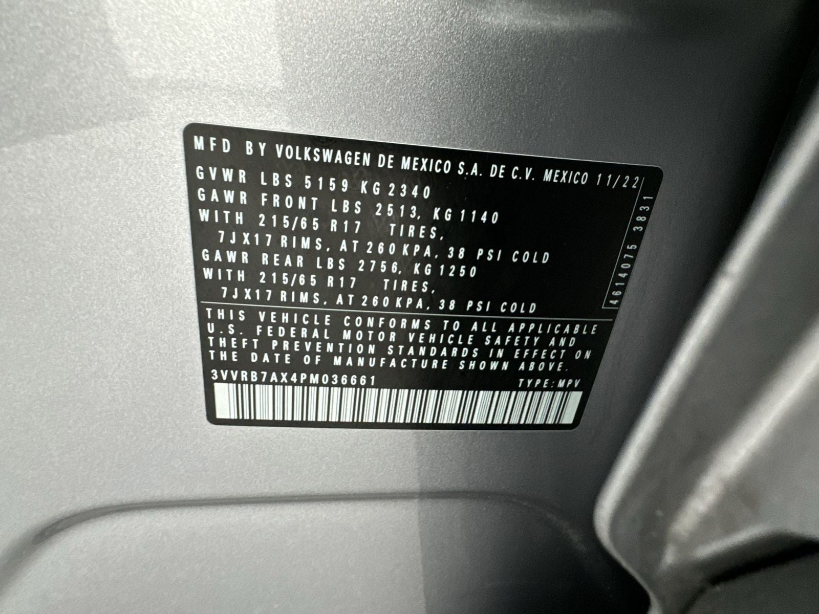 2023 Volkswagen Tiguan 2.0T S