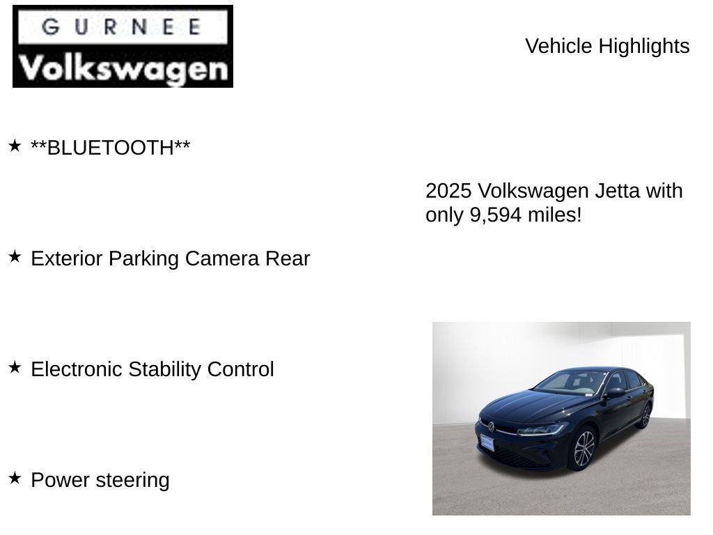 2025 Volkswagen Jetta 1.5T Sport