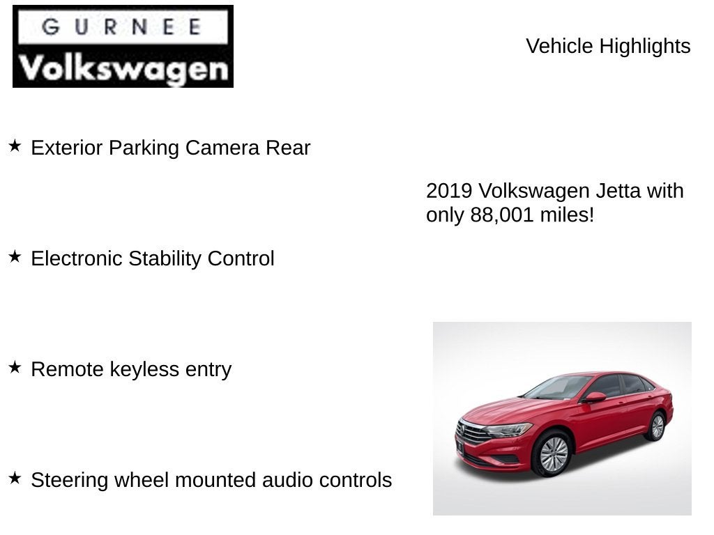 2019 Volkswagen Jetta 1.4T S